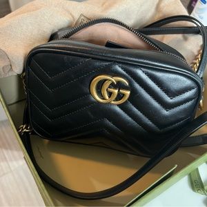 Gucci Marmont Matelasse mini cross body bag
